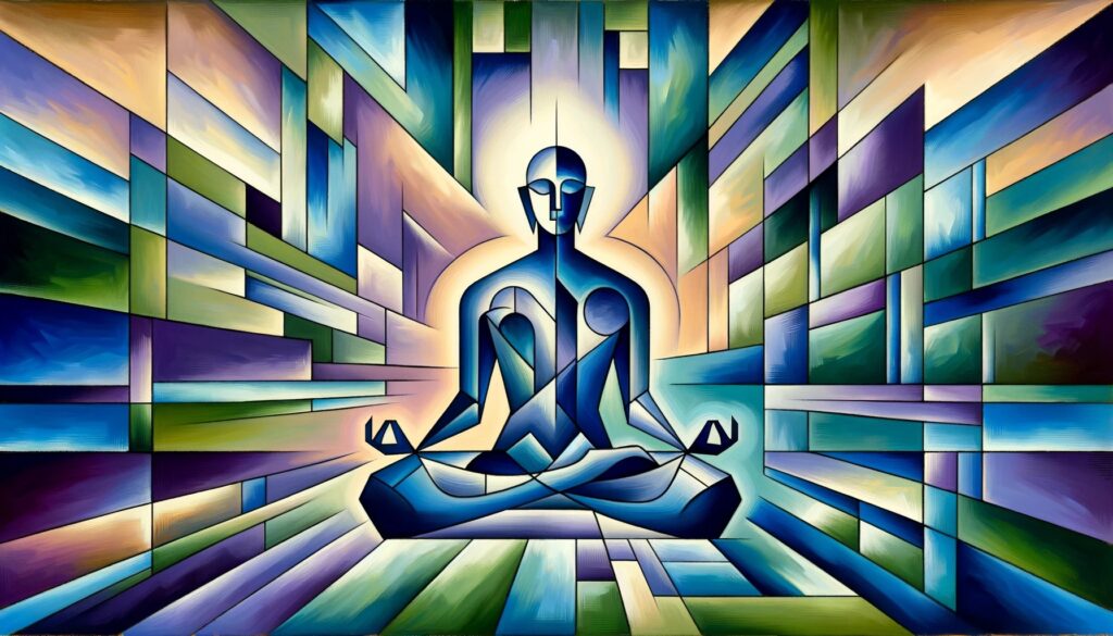 Cubist Meditator